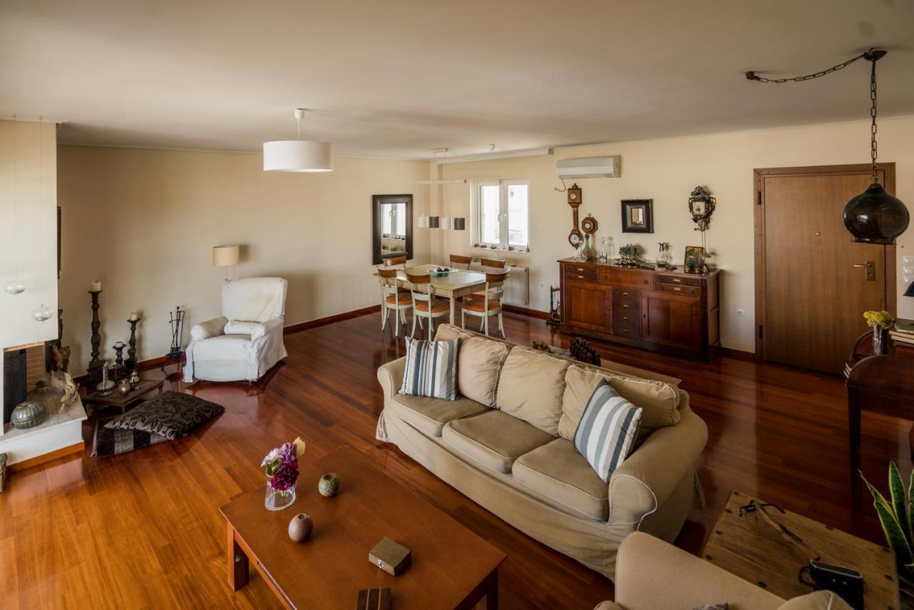 Family Getaway, Spacious And Luxurious, Sea View, Terrace, Next To Voula Beach, 20Min From Center เอเธนส์ ภายนอก รูปภาพ